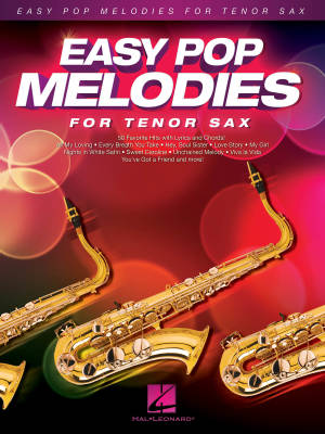 Easy Pop Melodies - Tenor Sax - Book