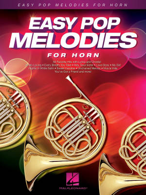Easy Pop Melodies - Horn - Book