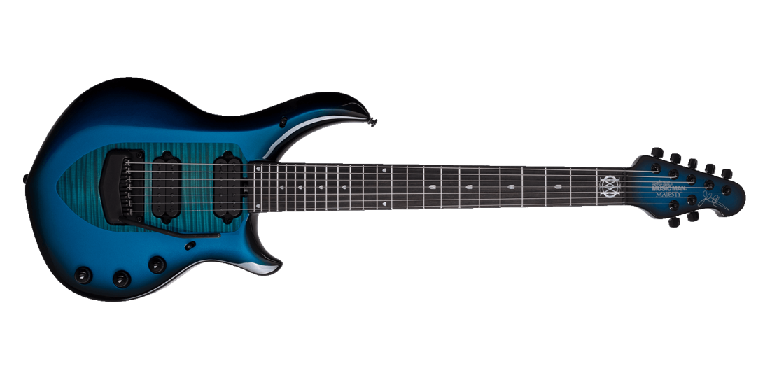 Majesty 7-String Electric Guitar with Case - Titan Blue