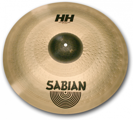 HH Raw Bell Dry Ride Cymbal - Brilliant - 21 Inch