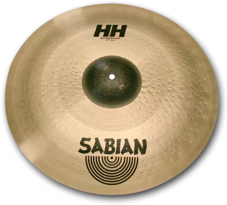 Sabian - HH Raw Bell Dry Ride Cymbal - Brilliant - 21 Inch