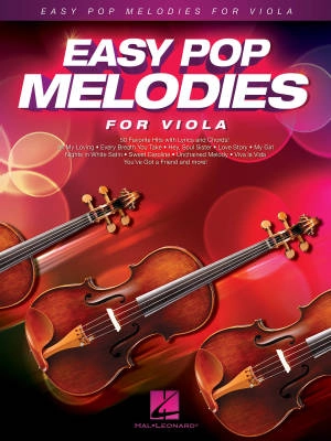Hal Leonard - Easy Pop Melodies - Viola - Book