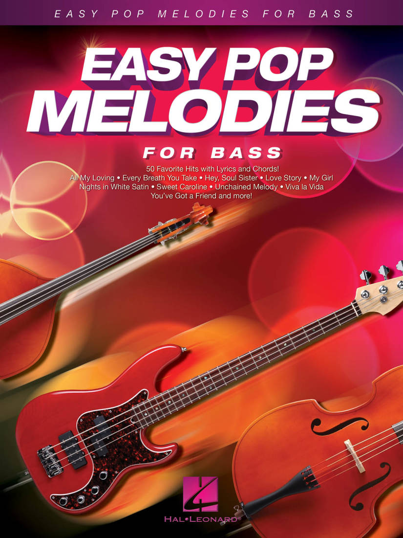 Easy Pop Melodies - Bass - Book