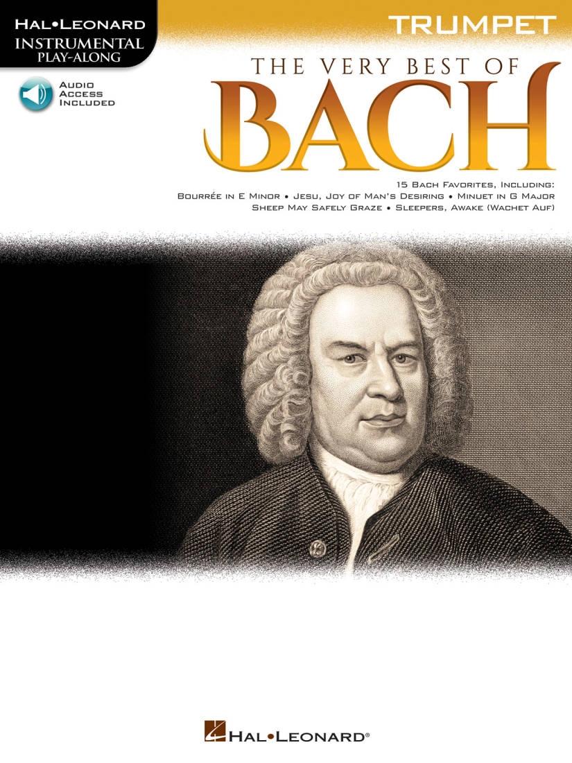 The Very Best of Bach: Instrumental Play-Along - Bach - Trumpet - Book/Audio Online