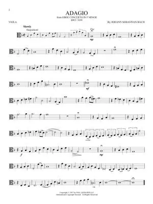 The Very Best of Bach: Instrumental Play-Along - Bach - Viola - Book/Audio Online