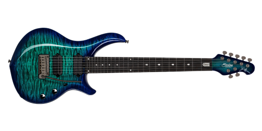 Sterling by Music Man - Majesty X DiMarzio 7-String Electric Guitar with Gigbag - Cerulean Paradise
