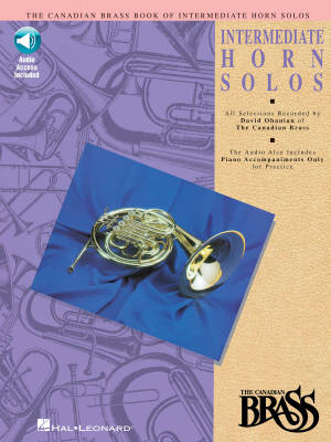 Canadian Brass Book of Intermediate Horn Solos - Ohanian - Horn - Book/Audio Online