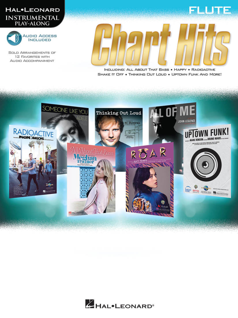 Chart Hits: Instrumental Play-Along - Flute - Book/Audio Online