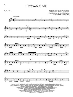 Chart Hits: Instrumental Play-Along - Alto Sax - Book/Audio Online