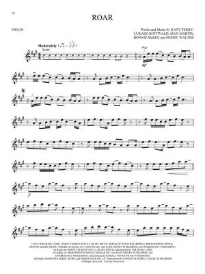 Chart Hits: Instrumental Play-Along - Violin - Book/Audio Online