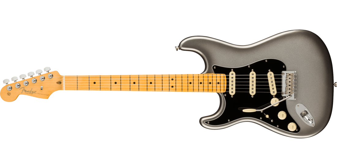 Fender Musical Instruments - American Professional II Stratocaster  Left-Hand, Maple Fingerboard - Mercury