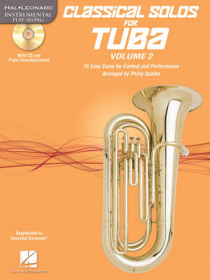Classical Solos for Tuba (B.C.), Vol. 2: Instrumental Play-Along - Sparke - Book/CD