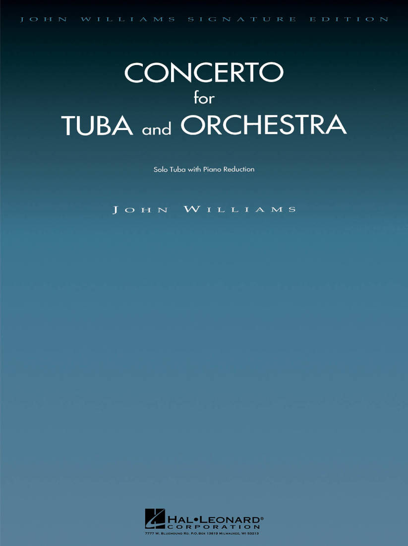 Concerto for Tuba and Orchestra - Williams - Tuba/Rduction pour piano - Partition