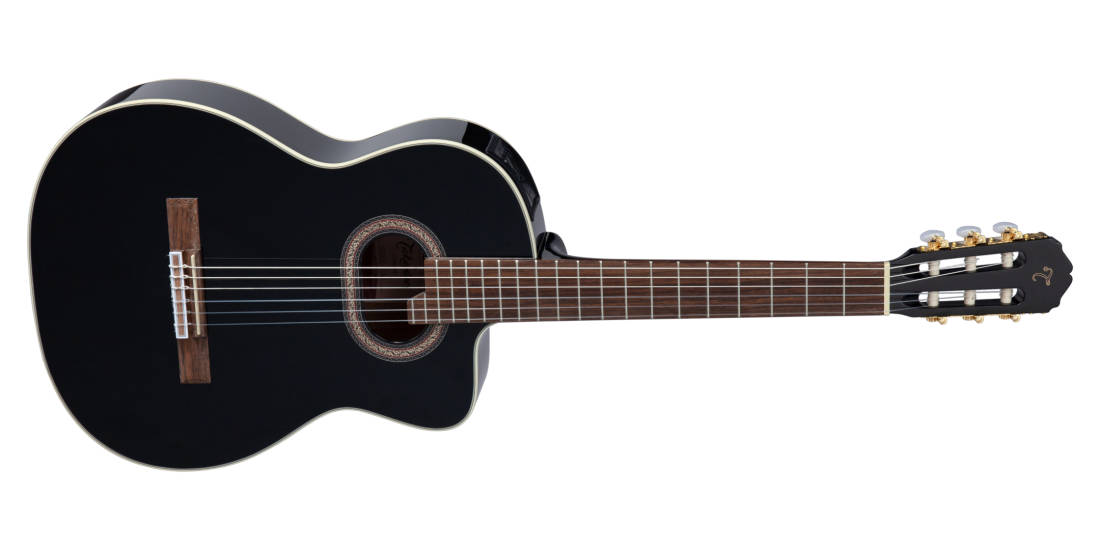 GC6CE Classical Nylon Acoustic/Electric Guitar - Black