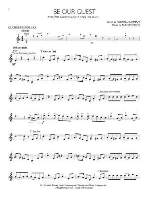 Disney Solos for Clarinet/Tenor Sax: Instrumental Play-Along - Book/Audio Online