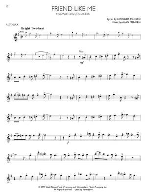 Disney Solos for Alto Sax: Instrumental Play-Along - Book/Audio Online