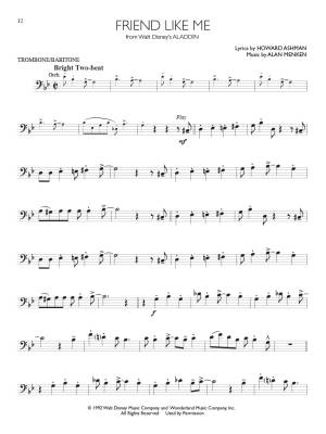 Disney Solos for Trombone/Baritone: Instrumental Play-Along - Book/Audio Online