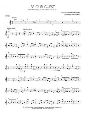 Disney Solos for Violin: Instrumental Play-Along - Book/Audio Online