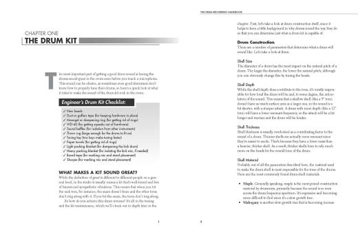 The Drum Recording Handbook (Second Edition) - Owsinski/Moody - Book/Media Online