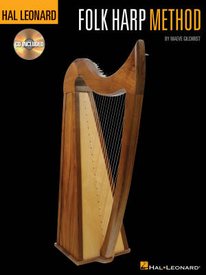 Hal Leonard Folk Harp Method - Gilchrist - Folk Harp - Book/CD