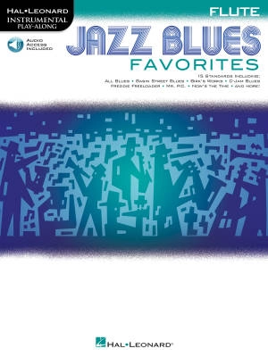 Hal Leonard - Jazz Blues Favorites: Instrumental Play-Along - Flute - Book/Audio Online