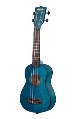 KA-SEMB Exotic Mahogany Soprano Ukulele - Blue