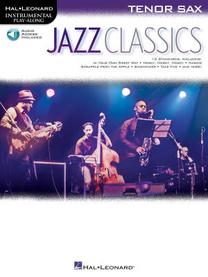 Jazz Classics: Instrumental Play-Along - Tenor Sax - Book/Audio Online