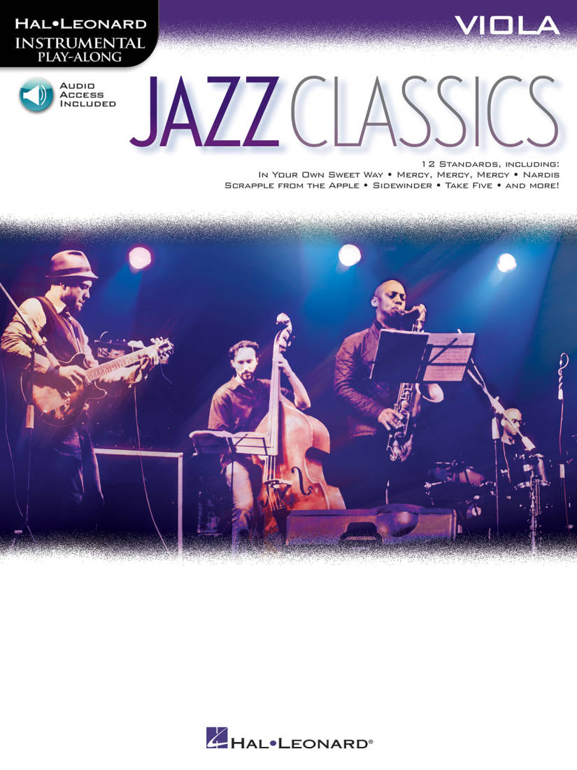 Jazz Classics: Instrumental Play-Along - Viola - Book/Audio Online