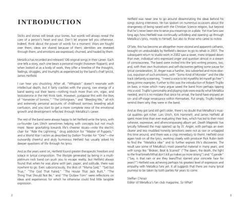 Metallica: The Complete Lyrics (3rd Edition) - Book