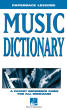 Hal Leonard - Music Dictionary: Paperback Lessons - Book