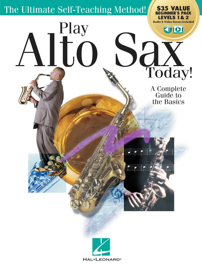 Play Alto Sax Today! Beginner\'s Pack, Levels 1 & 2 - Gillette - Book/Media Online