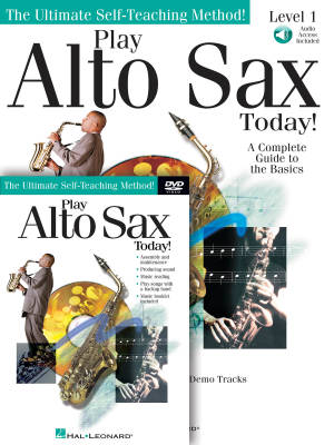 Hal Leonard - Play Alto Sax Today! Level 1 - Livre/DVD/Audio en ligne
