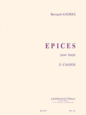 Epices, 2e Cahier - Andres - Harp - Book