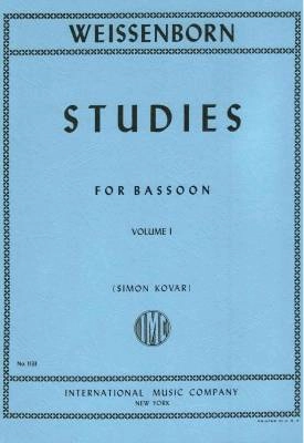 International Music Company - Studies for Beginners, Opus 8, Book I - Weissenborn/Kovar - Bassoon - Book