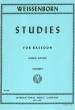 International Music Company - 50 Advanced Studies, Opus 8, Book II - Weissenborn\/Kovar - Bassoon - Book