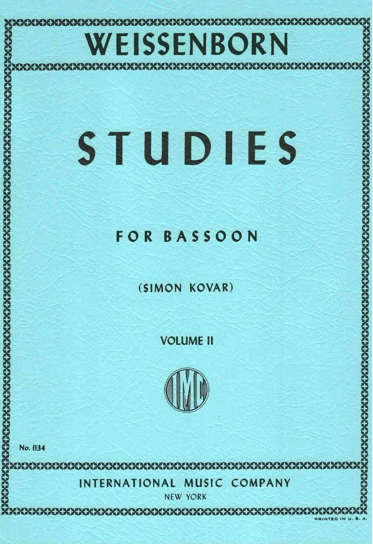 50 Advanced Studies, Opus 8, Book II - Weissenborn/Kovar - Bassoon - Book