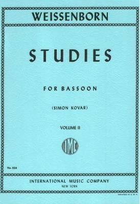 International Music Company - 50 Advanced Studies, Opus 8, Book II - Weissenborn/Kovar - Bassoon - Book