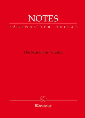 Baerenreiter Verlag - Notes: The Musicians Choice - Mini Notebook - Mozart Red