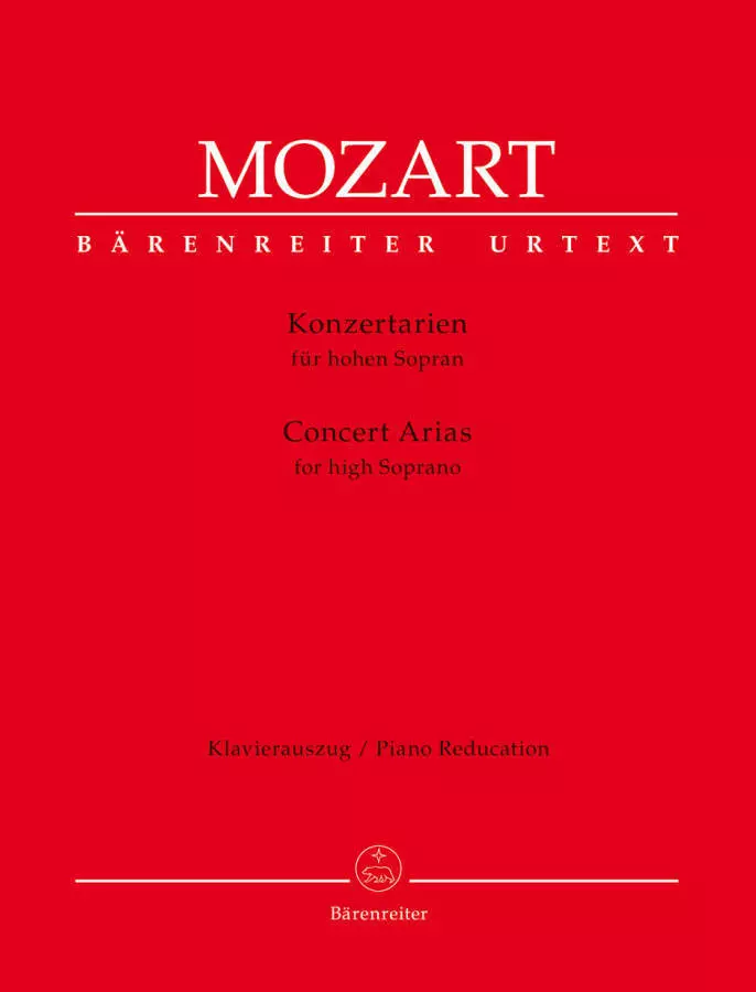 Concert Arias For High Soprano - Mozart/Seedorf/Beyer - Book