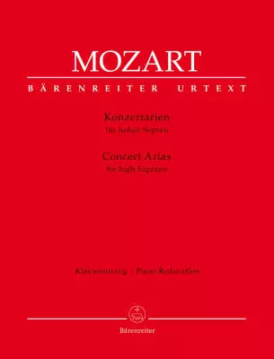 Baerenreiter Verlag - Concert Arias For High Soprano - Mozart/Seedorf/Beyer - Book