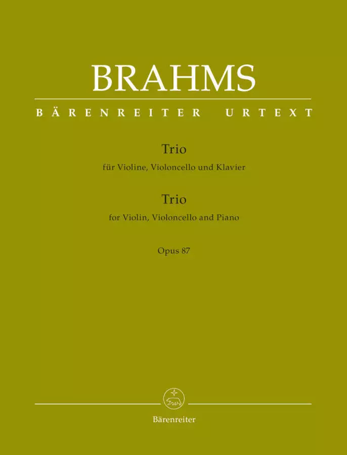 Trio, Op.87 - Brahms/Hogwood - Violin/Cello/Piano - Score/Parts