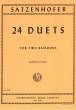 International Music Company - 24 Duets - Satzenhofer/Kovar - Bassoon Duets - Book