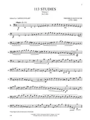 113 Studies, Volume I - Dotzauer /Klingenberg /Enyeart - Cello - Book