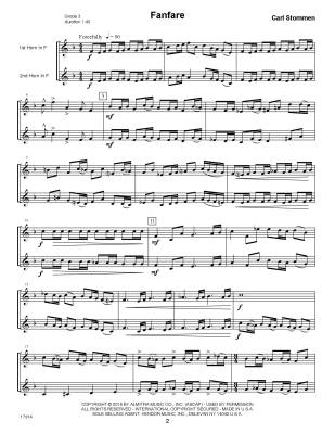15 Melodious Duets - Strommen - Horn Duets - Book