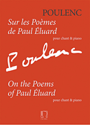 On The Poems Of Paul Eluard - Poulenc - Voice/Piano - Book