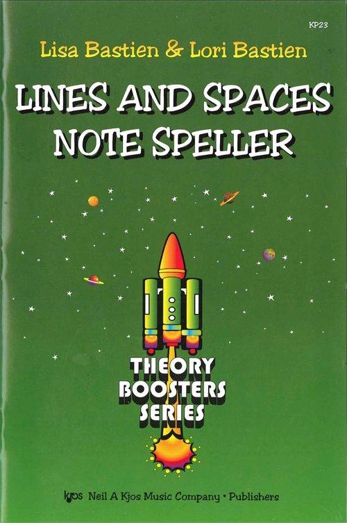 Bastien Theory Boosters: Lines and Spaces Note Speller - Book