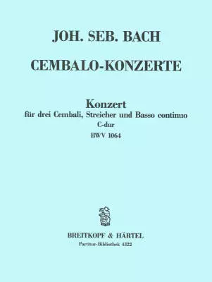 Concerto In C For 3 Harpsichords, BWV.1064 - Bach - Score