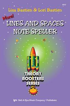 Kjos Music - Bastien Theory Boosters: More Lines and Spaces Note Speller - Book