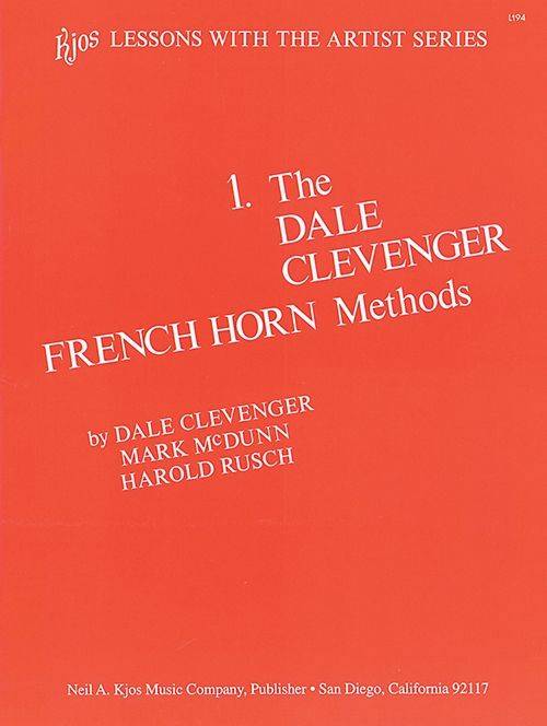 Clevenger French Horn Method, Book 1 - Clevenger /McDunn /Rusch - Horn - Book