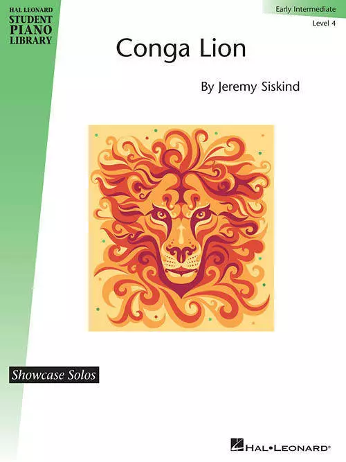 Conga Lion - Siskind - Early Intermediate Level 4 Piano